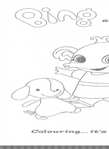 Bing Bunny - Character colouring sheets - Battleplan Creative