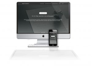 Matt Pucci Writer - Website Design by Battleplan